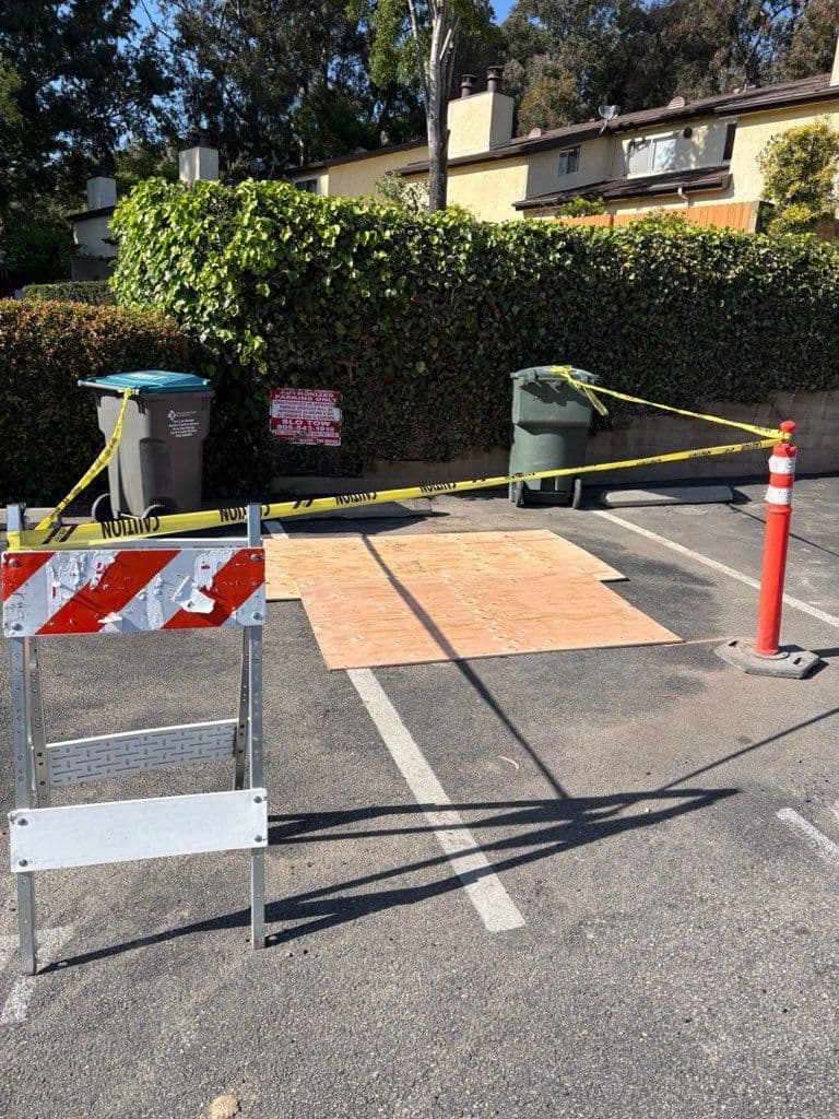 Gallery photos for Effective Water Leak Repair in Local Lot: Image #2